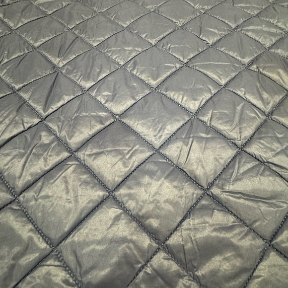 Barbour Navy Quilted Jacket with Yellow Accents - Picture 4 of 5